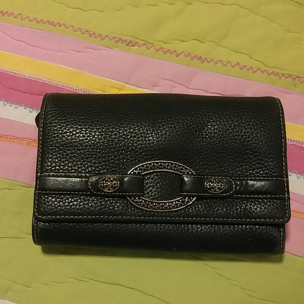 Brighton Black Leather Wallet